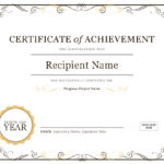 Certificate Word Templates – Tomope.zaribanks.co In Certificate Of Achievement Template Word