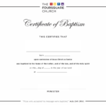 Certificates: Baptism And Dedication | News + Resources Pertaining To Christian Baptism Certificate Template