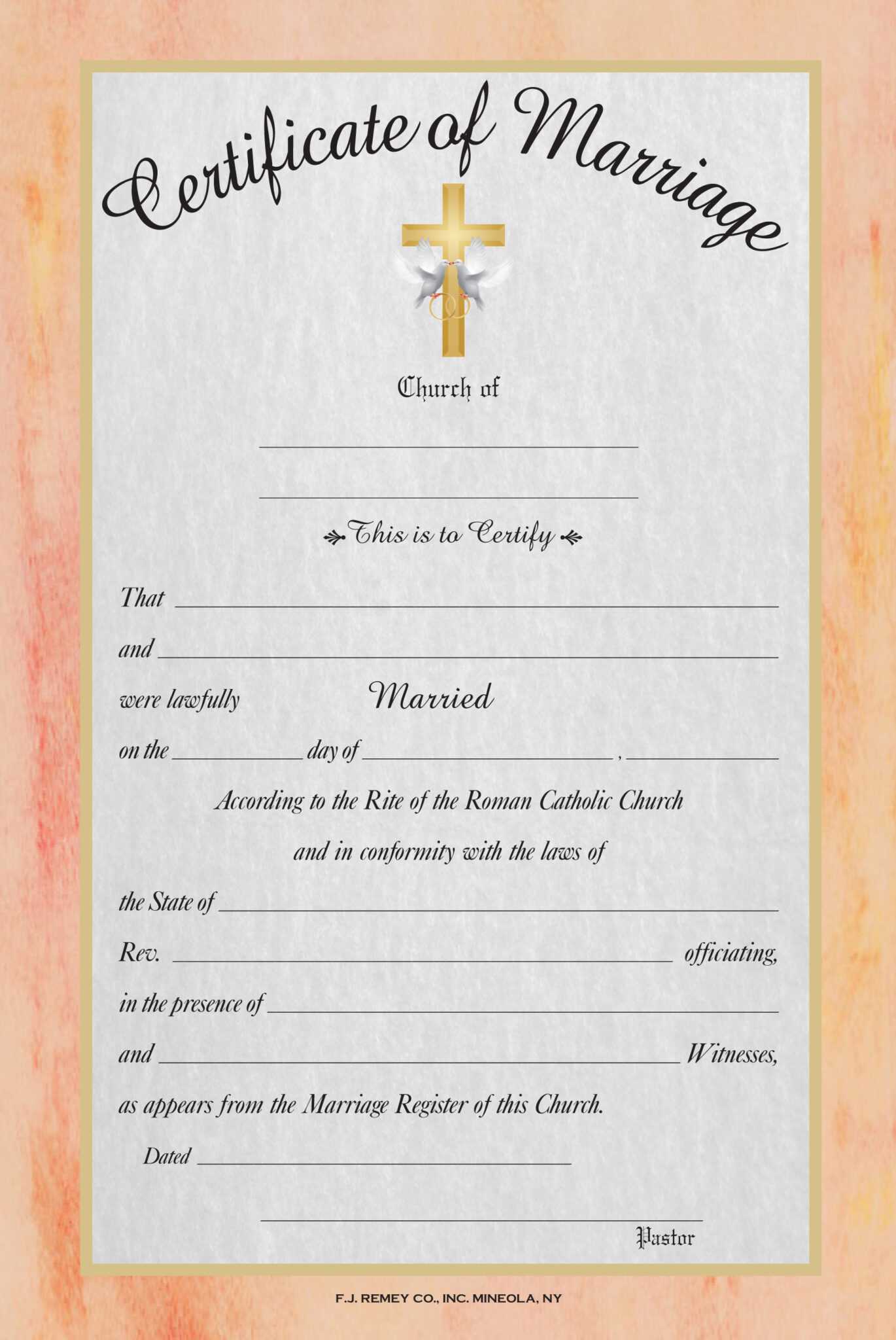 Certificates (Full Color) Throughout Roman Catholic Baptism Certificate Template Sample