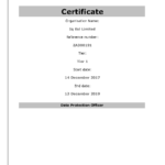 Certifications | Team Recycling Throughout Certificate Of Destruction Template