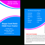 Child Care Brochure Template 27 Pertaining To Daycare Brochure Template