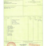 China Certificate Of Origin | Cfc In Certificate Of Origin For A Vehicle Template