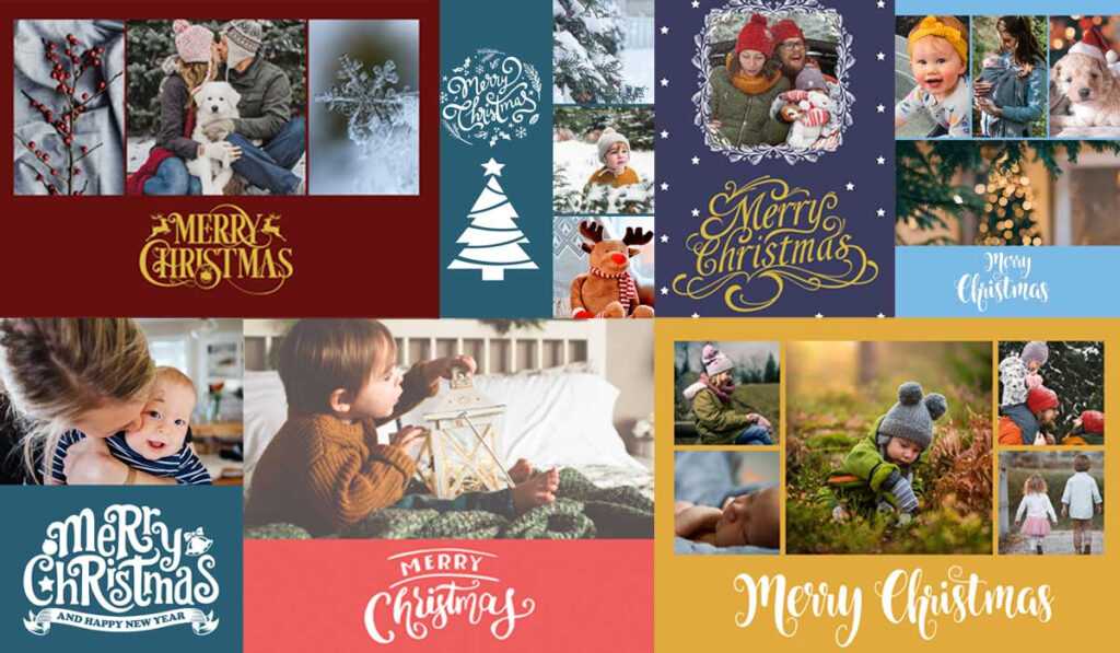 Christmas Card Psd Templates For Photographers Slr With Holiday Card