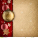 Christmas Card Template – Baulbles And Stars Stock Intended For Christmas Photo Cards Templates Free Downloads