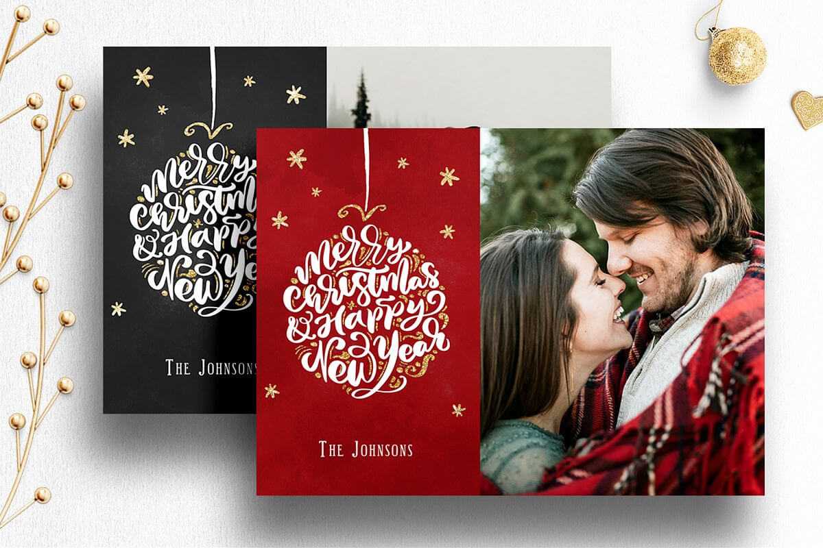 Christmas Card Templates For Photographers – Tomope.zaribanks.co Intended For Free Photoshop Christmas Card Templates For Photographers