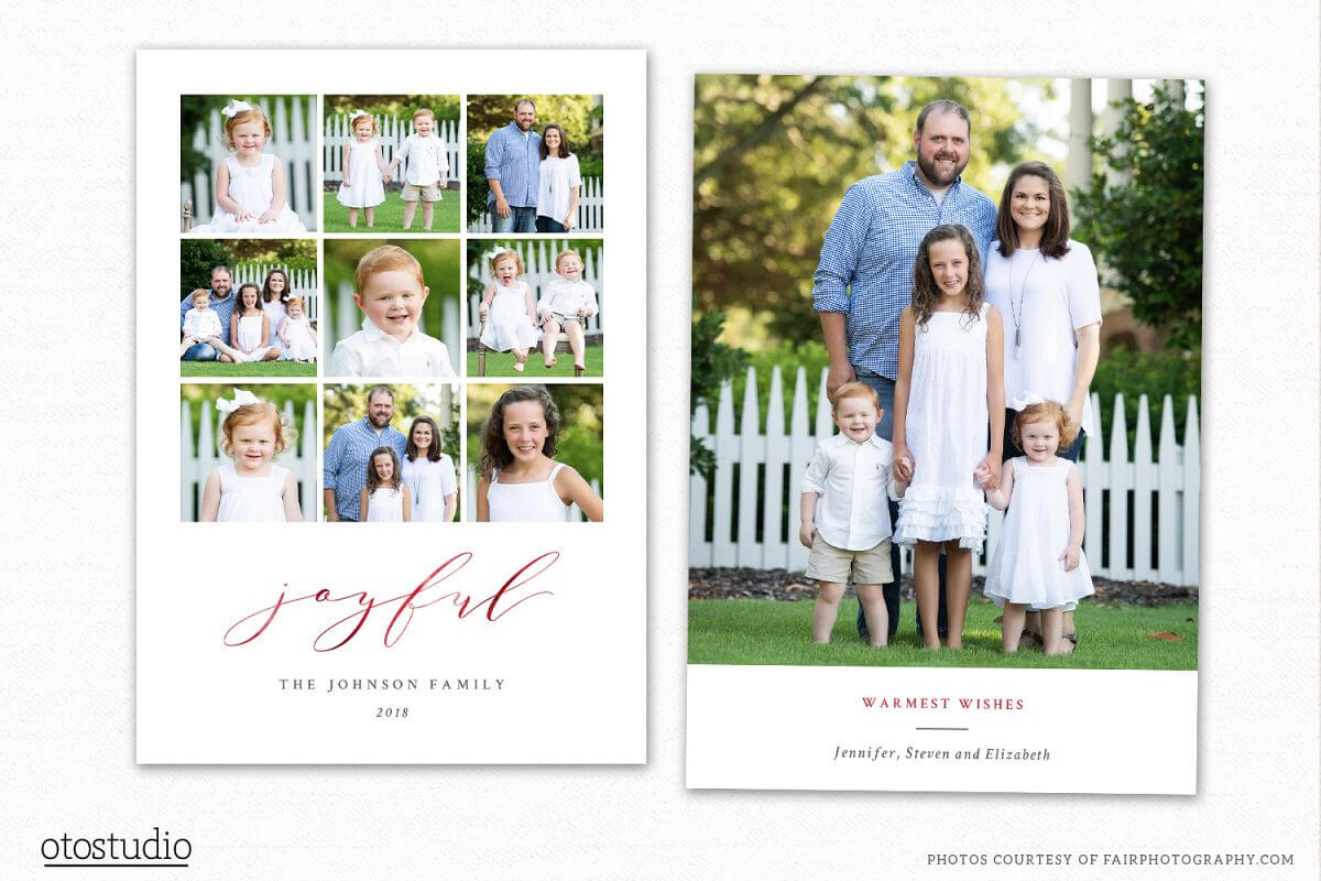 Christmas Card Templates For Photographers – Tomope.zaribanks.co With Holiday Card Templates For Photographers