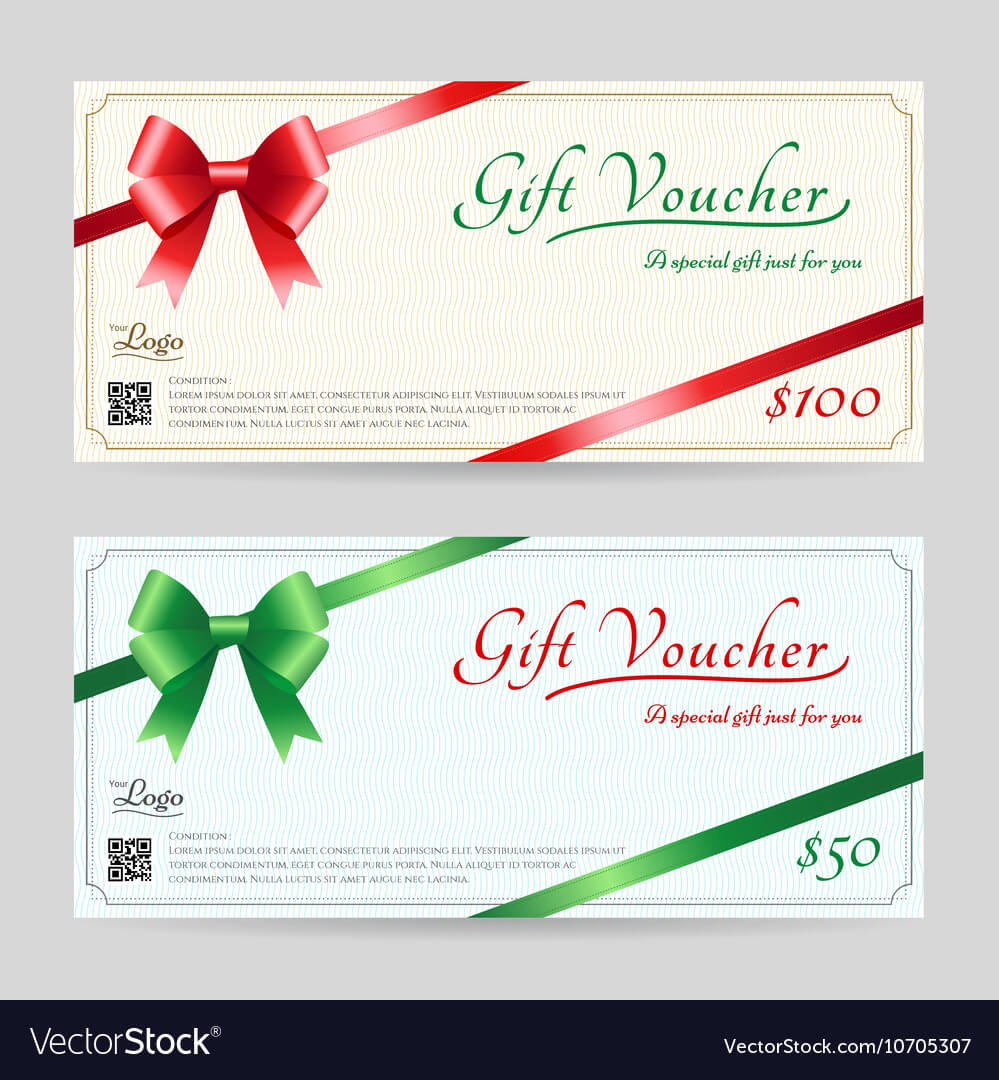 Christmas Gift Card Or Gift Voucher Template Throughout Christmas Gift Certificate Template Free Download