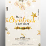 Christmas & Holiday – Free Invitation & Flyer Psd Template Within Christmas Brochure Templates Free