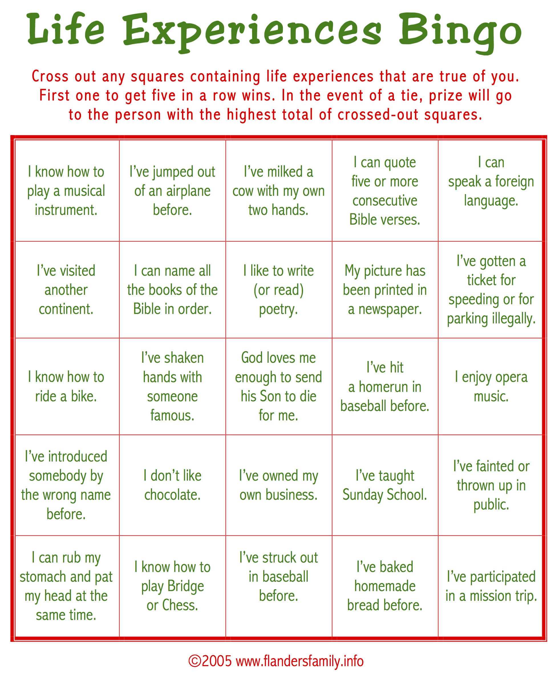 Christmas Ice Breaker Bingo (Free Printable) – Flanders Intended For Ice Breaker Bingo Card Template