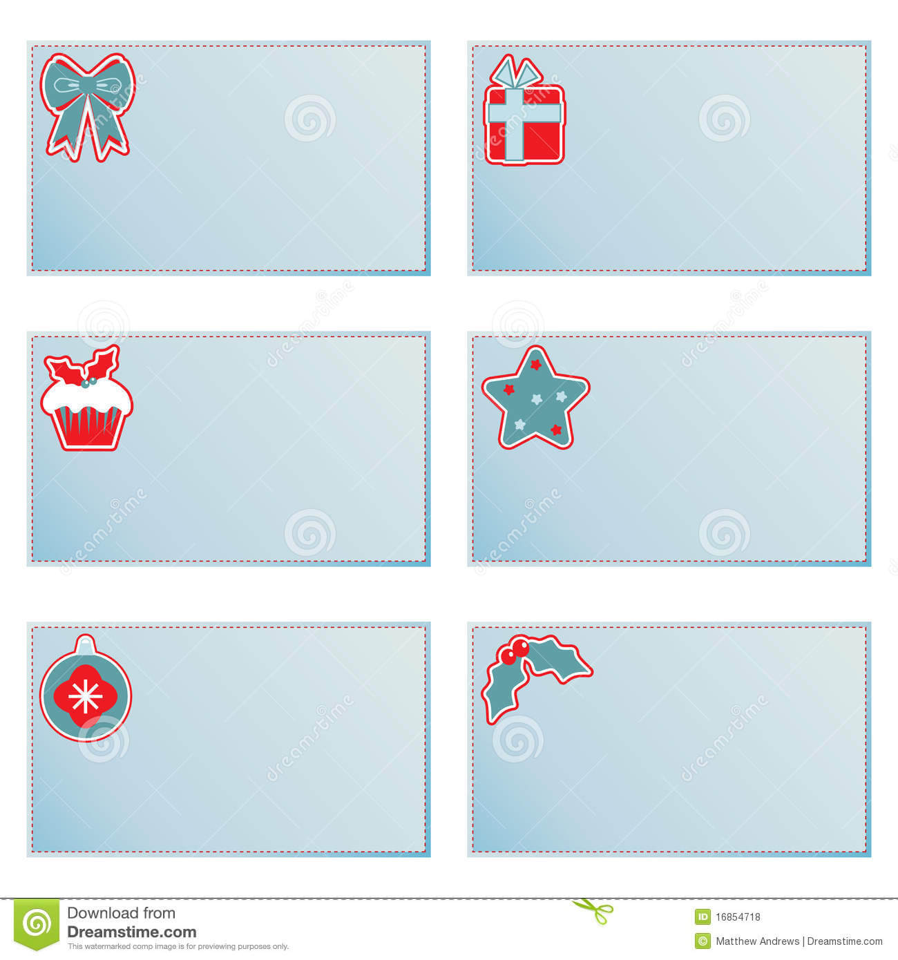 Christmas Note Cards Stock Vector. Illustration Of Christmas For Christmas Note Card Templates