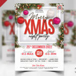 Christmas Party Flyer Design Psd – Psd Zone In Free Christmas Card Templates For Photoshop