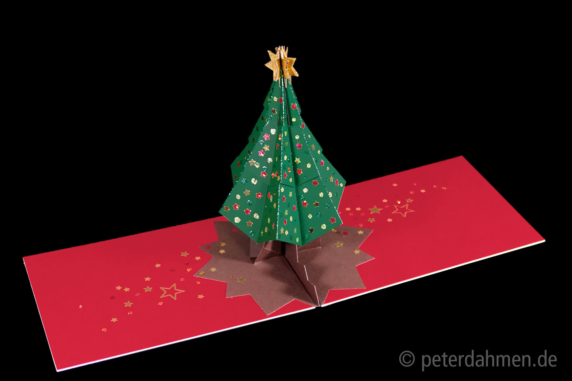 Christmas Tree – Peter Dahmen Pertaining To Pop Up Tree Card Template