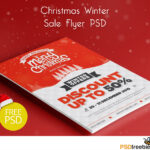 Christmas Winter Sale Flyer Psd Freebie | Psdfreebies Throughout Christmas Brochure Templates Free