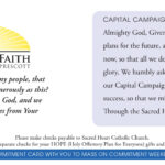 Church Capital Campaign Pledge Card Samples Pertaining To Pledge Card Template For Church