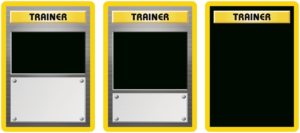 Classic Trainer With Expanded- And Full-Art Blanks for Pokemon Trainer Card Template