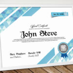 Clean Certificate Template – Vsual Inside Indesign Certificate Template