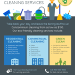 Cleaning Service Flyer in Commercial Cleaning Brochure Templates
