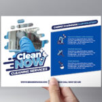 Cleaning Service Flyer Template In Psd, Ai &amp; Vector - Brandpacks pertaining to Cleaning Brochure Templates Free