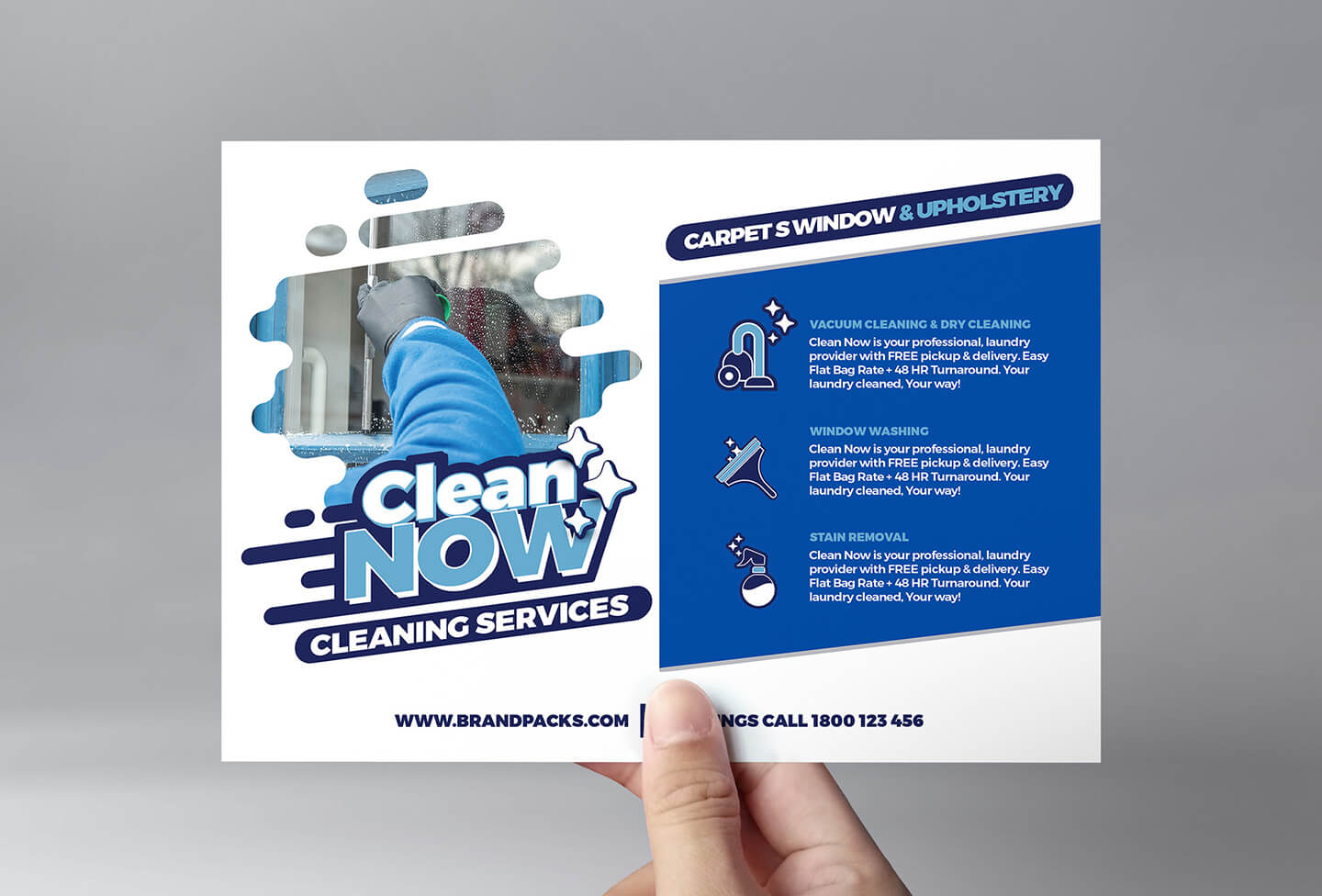 Cleaning Service Flyer Template In Psd, Ai & Vector - Brandpacks Pertaining To Cleaning Brochure Templates Free