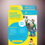 Cleaning Services Flyer Template On Student Show In Commercial Cleaning Brochure Templates