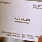 Clear Business Cards – Free Artwork Regarding Paul Allen Business Card Template