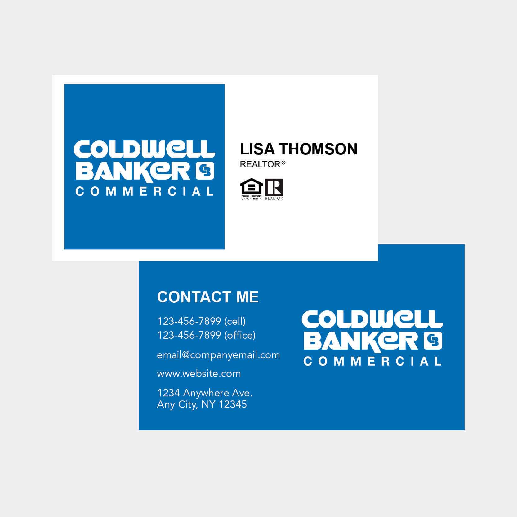 Coldwell Banker Business Card In Coldwell Banker Business Card Template