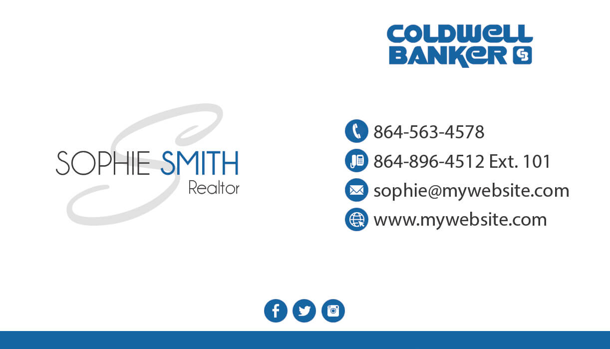 Coldwell Banker Business Card Template ] – Realtor Business Within Coldwell Banker Business Card Template