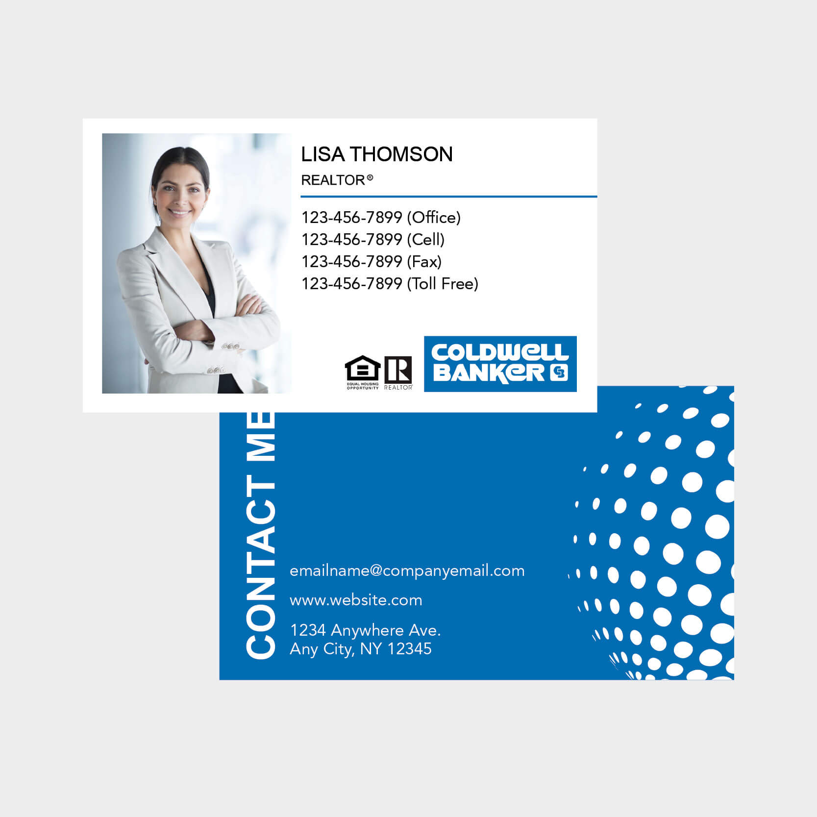 Coldwell Banker Business Cards Intended For Coldwell Banker Business Card Template