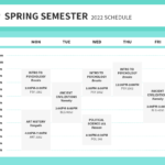 College Weekly Class Schedule Template With Regard To Classroom Certificates Templates