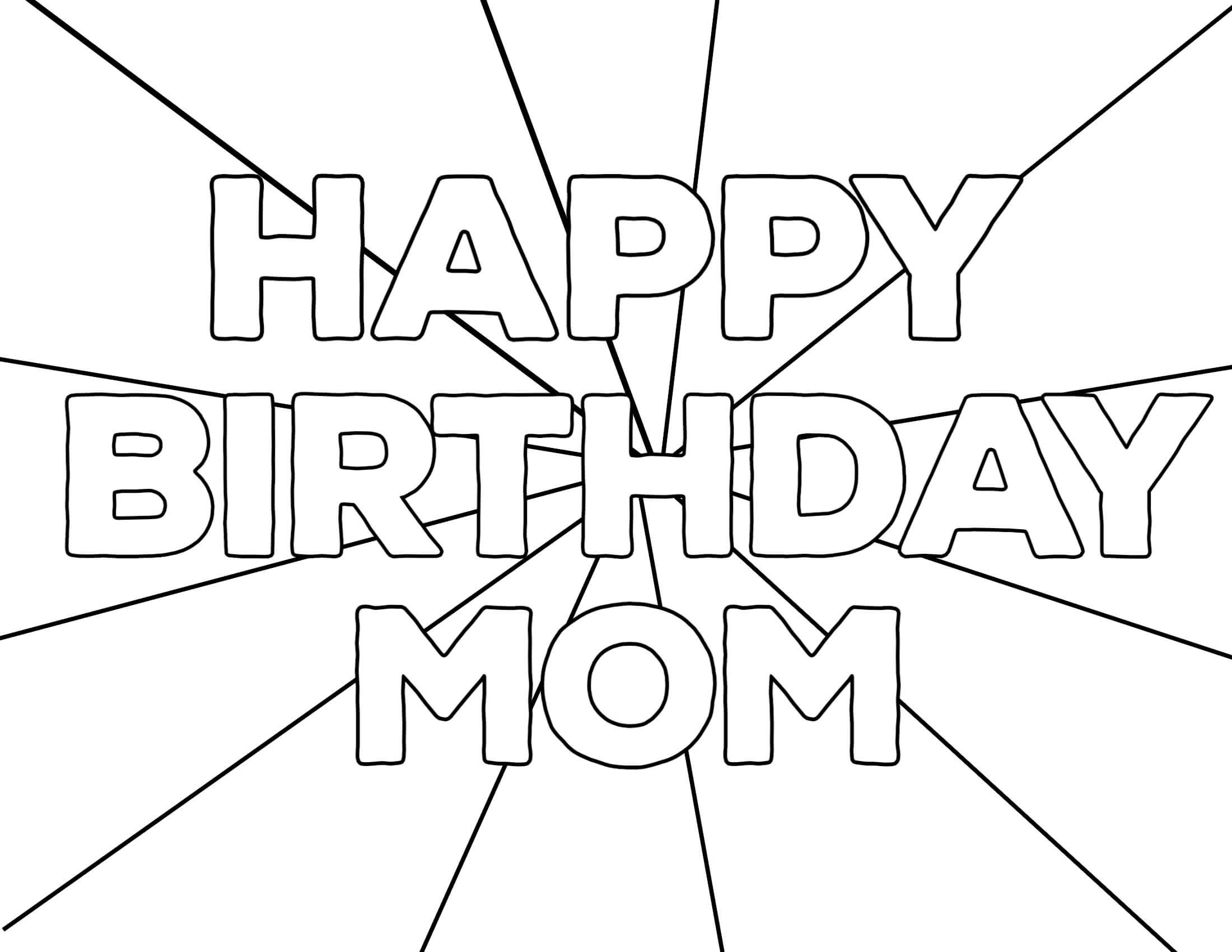 Coloring : Coloring Bookle Birthday Cards Free Happy Card Intended For Mom Birthday Card Template