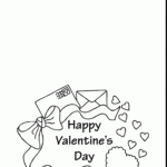 Coloring ~ Happy Birthday Coloring Pages Card Tarot For Valentine Card Template For Kids