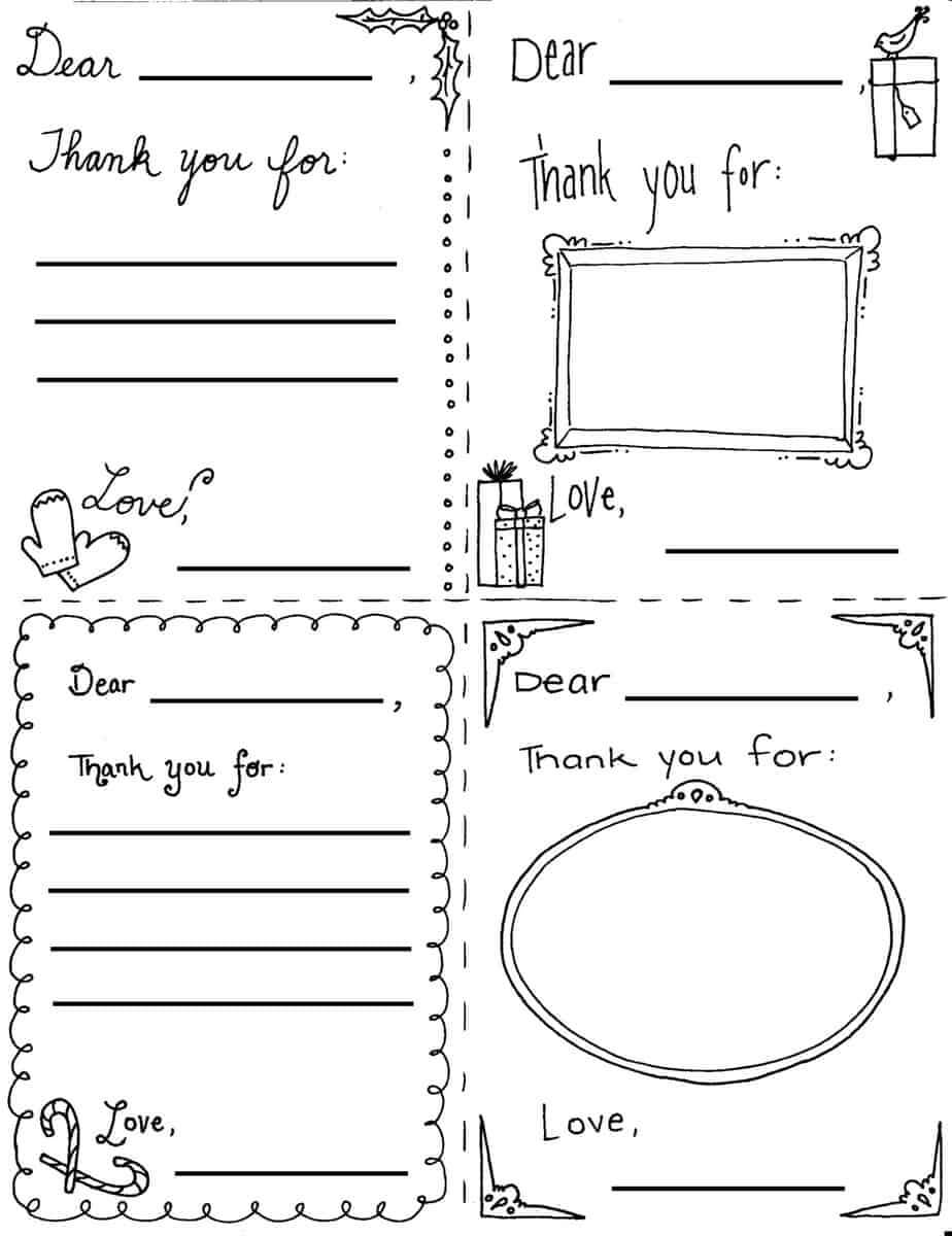 Coloring Pages : Printable Thank You Notes Military Coloring Inside Free Printable Thank You Card Template