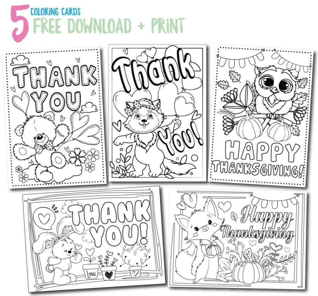 Coloring ~ Thank You Coloring Card For Kids Printable Intended For Free Printable Thank You Card Template