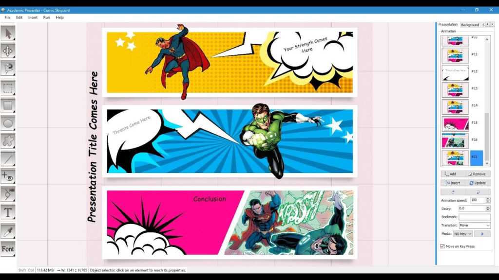 comic-strip-template-within-comic-powerpoint-template-sample
