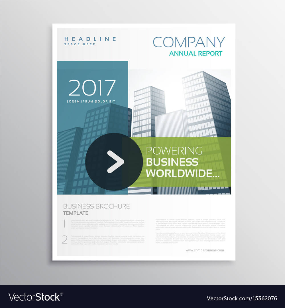 Company Brochure Design Template In Clean Modern Inside Cleaning Brochure Templates Free
