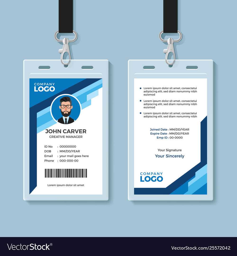 Company Id Card Templates – Papele.alimentacionsegura Pertaining To Sample Of Id Card Template