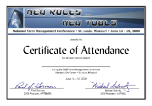 Conference Certificate Of Attendance Template - Great throughout Conference Certificate Of Attendance Template
