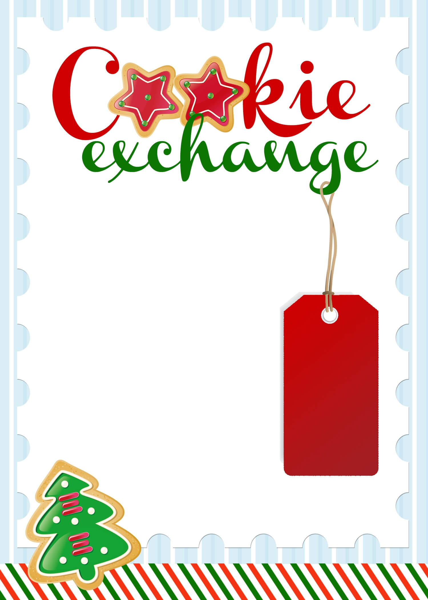 Cookie Exchange Party {Free Printables} – How To Nest For Less™ Inside Cookie Exchange Recipe Card Template