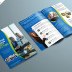 Corporate Bifold Brochure Psd Template | Psdfreebies Regarding Two Fold Brochure Template Psd