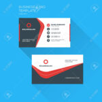 Corporate Business Card Print Template. Personal Visiting Card.. Regarding Free Personal Business Card Templates