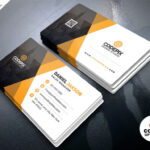 Corporate Business Card Template Psd – Free Download Throughout Name Card Template Psd Free Download