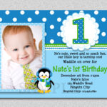 Create 1St Birthday Invitation Card For Free – Tomope With Regard To First Birthday Invitation Card Template