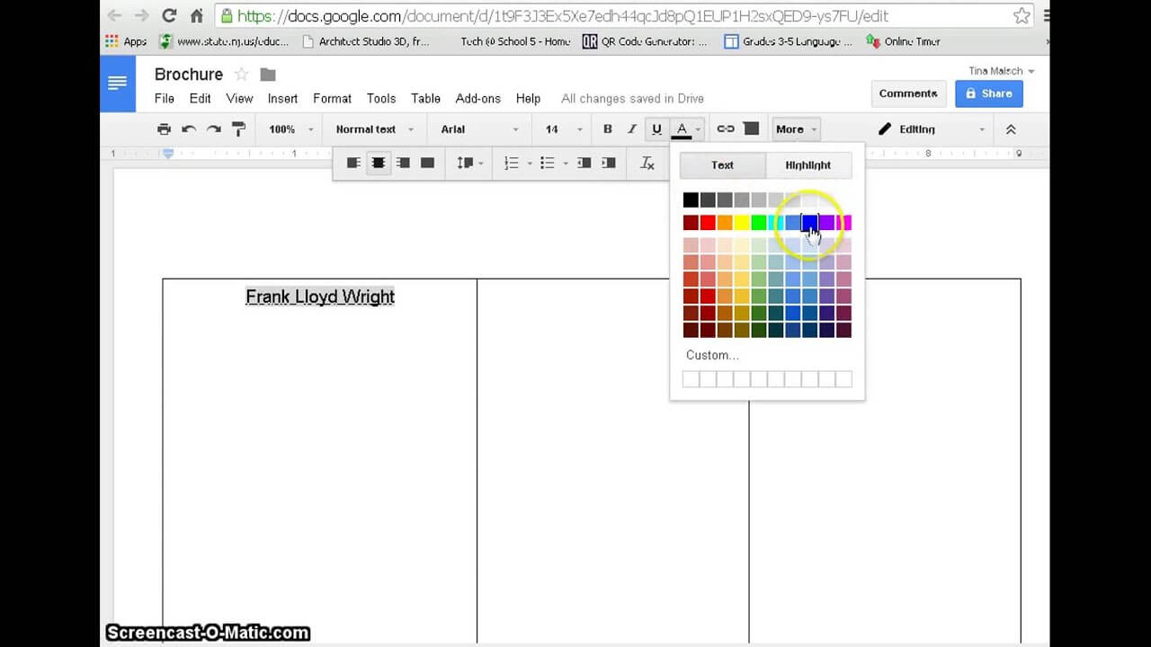 Create A Brochure With Google Docs With Example With Regard To Google Drive Templates Brochure