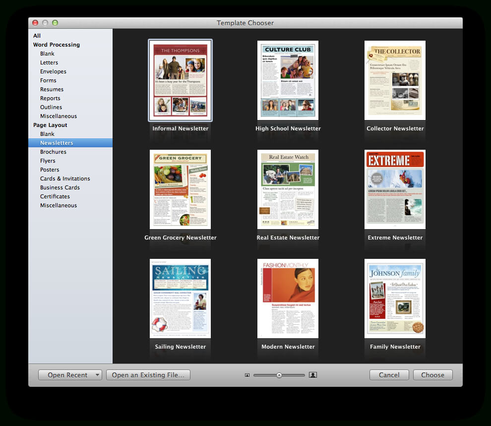 Create A Holiday Newsletter With Pages Or Iphoto | Macworld For Business Card Template Pages Mac
