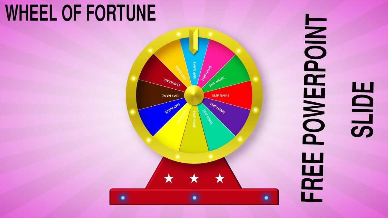 Create A Wheel Of Fortune Slide In Powerpoint Intended For Wheel Of Fortune Powerpoint Template