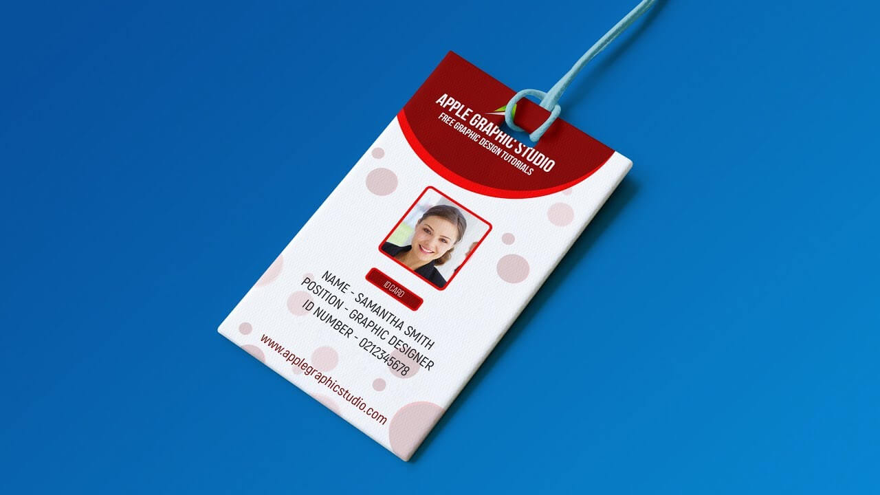 Create Professional Id Card Template - Photoshop Tutorial With Regard To Pvc Card Template