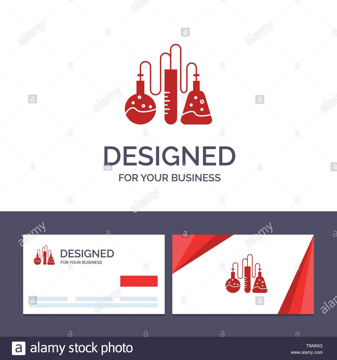 Creative Business Card And Logo Template Chemical, Dope, Lab With Dope Card Template