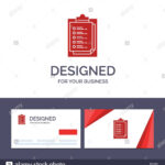 Creative Business Card And Logo Template Notepad, Report In Result Card Template