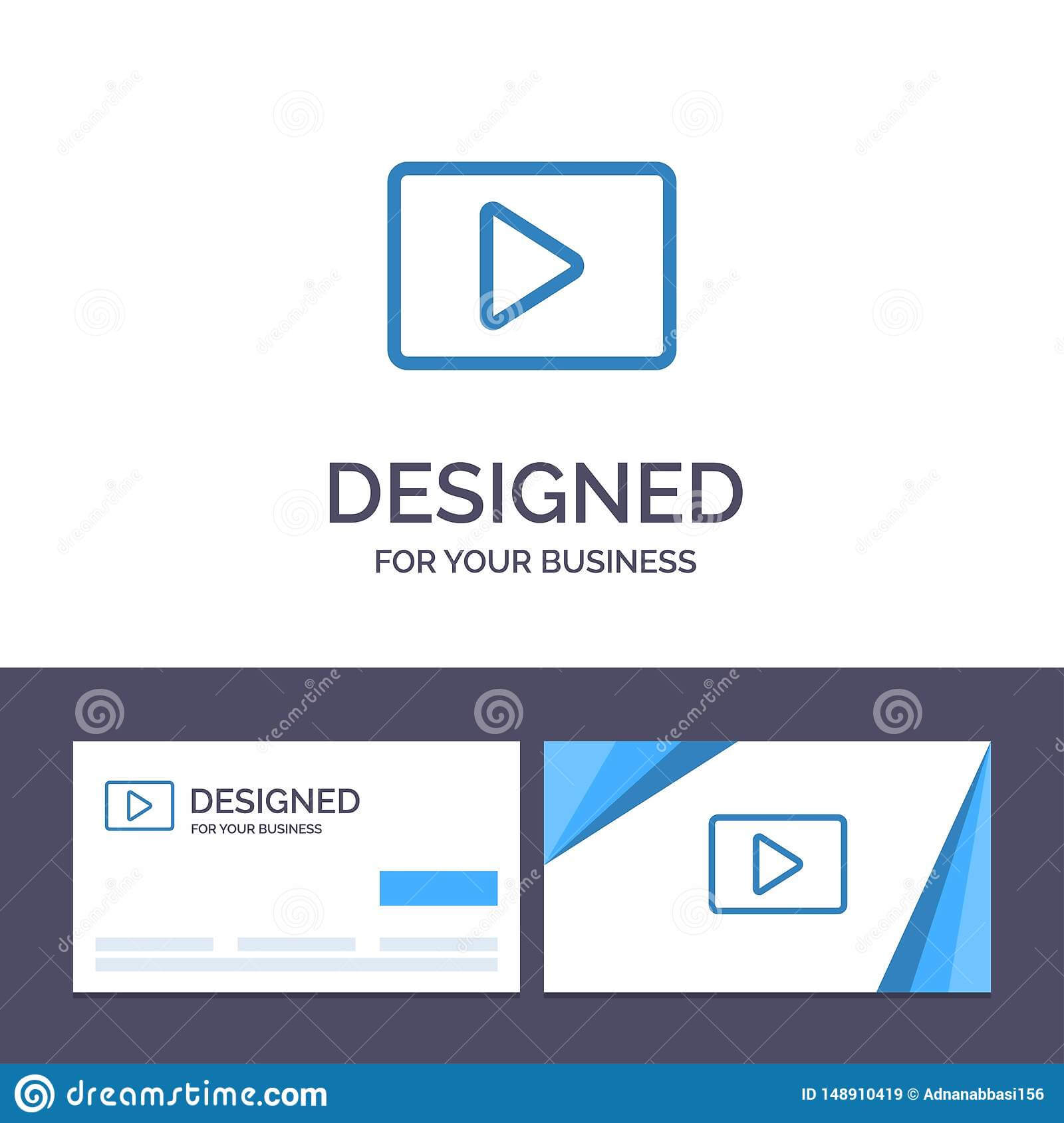 Creative Business Card And Logo Template Youtube, Paly Pertaining To Push Card Template