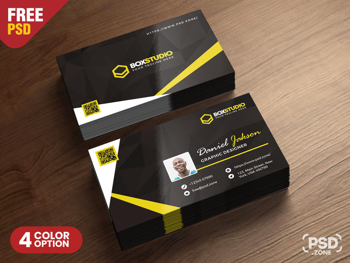 Creative Business Card Template Psd – Psd Zone For Template Name Card Psd